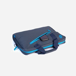 NGS Malette Monray Ginger Blue pour ordinateur portable 15.6" Nylon Marine et Turquoise, Poche Frontale, Sangle d'Épaule Amovible, 430x60x320mm - Miniature 3