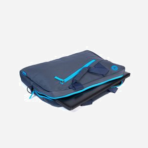 NGS Malette Monray Ginger Blue pour ordinateur portable 15.6" Nylon Marine et Turquoise, Poche Frontale, Sangle d'Épaule Amovible, 430x60x320mm - Miniature 4