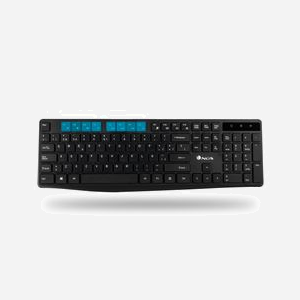 NGS Allure Kit : Ensemble Clavier AZERTY Français & Souris sans Fil 2.4GHz, 1200 DPI, Portée 10m, Nano Récepteur USB, Compatible Windows/macOS/Linux - Miniature 4