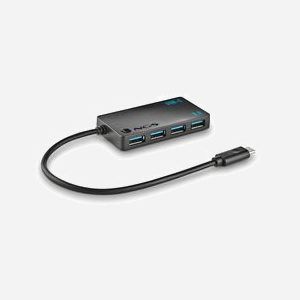 NGS Hub USB 3.2 Gen 1 Type-A vers 4 Ports USB 3.0, 480 Mbit/s, Noir, Boîtier Plastique, Câble 0.24m, Plug & Play, 77x42x12mm, 30g - Miniature 2