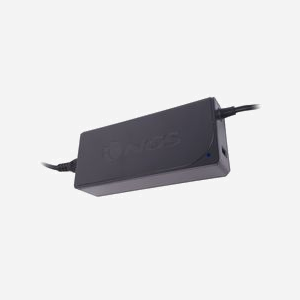 NGS Adaptateur Secteur Universel 65W USB Type-C 20V/3.25A, Entrée 100-240V 50/60Hz, Fiche EU, Dimensions 117x53x31mm, Noir - Miniature 3