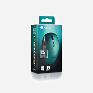 Souris NGS BEE RF sans fil 1600 DPI Optique 5 Boutons Bleu – Clic Silencieux, Ergonomique Droitier, Portée 10m, Compatible Windows/macOS - Miniature 5