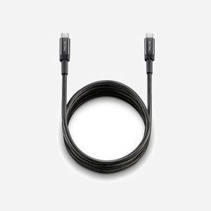 NGS KNOT Câble USB-C vers USB-C 3m Noir - USB 2.0, Power Delivery 65W (3A/21V), Transfert 0.48 Gbit/s, CE/RoHS - Miniature 3