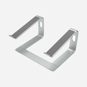 Support Laptop Vision VLM-S Aluminium Argent 260x205mm, Hauteur Max 14cm, 1 Position, Surface Antidérapante, Conditionnement 325x190x45mm - Miniature 1