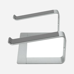 Support Laptop Vision VLM-S Aluminium Argent 260x205mm, Hauteur Max 14cm, 1 Position, Surface Antidérapante, Conditionnement 325x190x45mm - Miniature 3
