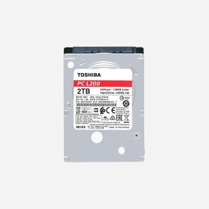 Toshiba L200 HDD 2To 2.5" SATA III 6Gb/s 5400RPM 128Mo, portable, latence 5.56ms, vibrations 1G/5G, 600000 cycles, RoHS - HDWL120UZSVA - Miniature 4