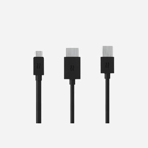 Airtame AirCord AT-AC Câble HDMI + USB vers USB Type-C Mâle-Mâle Noir - Connecteurs droits, 1 pièce
