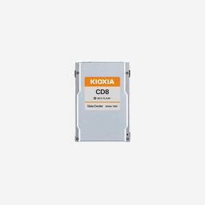 Kioxia CD8-R 7.68To SSD 2.5" PCIe 4.0 NVMe 1.4 BiCS FLASH TLC Lecture 7100MB/s Écriture 6000MB/s 1150K IOPS Lecture Aléatoire 4KB - Miniature 1