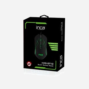 Inca IMG-GT12 Souris Gaming Droitier USB Type-A 3200 DPI, 7 Boutons Programmables, Rétroéclairage RGB, Capteur Optique, Windows/macOS, Noir - Miniature 4