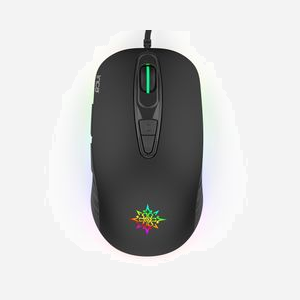 Inca IMG-348 Souris Gaming Optique 3200 DPI USB Type-A 7 Boutons Programmables Droitier Noir, Câble 1.65m