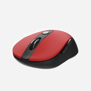 Inca IWM-233RK Souris Optique RF sans fil 1600 DPI Ambidextre 6 Boutons Noir/Rouge, Portée 10m, Récepteur Nano USB Type-A, Compatible Windows/macOS - Miniature 4