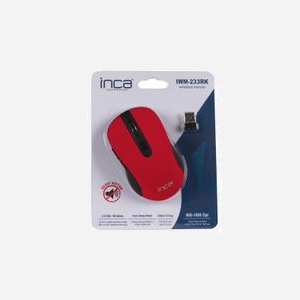 Inca IWM-233RK Souris Optique RF sans fil 1600 DPI Ambidextre 6 Boutons Noir/Rouge, Portée 10m, Récepteur Nano USB Type-A, Compatible Windows/macOS - Miniature 5