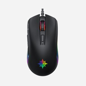 Souris Gamer Inca IMG-GT14 USB Type-A 3600 DPI, 7 Boutons Programmables, Rétroéclairage Multi, Droitier, Câble Tressé 1.5m, Windows, 125x63.5x40mm