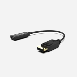 Inca IDTH-07 Adaptateur Vidéo DisplayPort Mâle vers HDMI Type A (Standard) Femelle, 0.2m, Noir, Support HDMI 1.4, Conditionnement Boîte avec crochet - Miniature 2