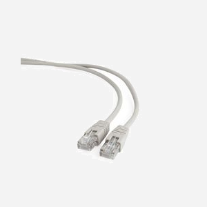 Câble Réseau Gembird PP12-5M Cat5e RJ-45 Mâle/Mâle 5m Beige Contacts Or, Câblage 10/100/1000Base-T(X), Conforme RoHS - Miniature 2
