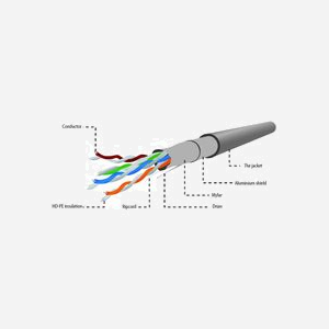 Gembird FPC-5004E Câble Réseau Cat5e 305m FTP (F/UTP) Gris, Conducteur Gainé, Conforme RoHS, Poids 11kg, Dimensions Emballage 195x235x110mm - Miniature 4