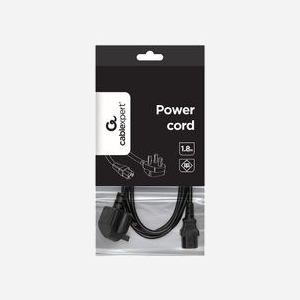 Câble d'alimentation Gembird PC-187 Noir 1.8m, Connecteur C13 Femelle vers 3 broches Mâle, Section 0.75mm² - Miniature 3