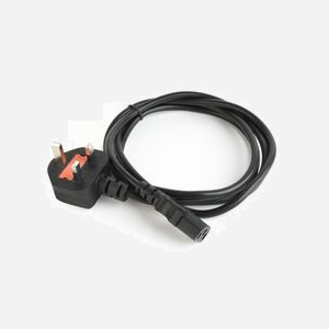 Câble d'alimentation Gembird PC-187 Noir 1.8m, Connecteur C13 Femelle vers 3 broches Mâle, Section 0.75mm² - Miniature 4