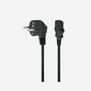Câble d'alimentation Gembird PC-186-VDE-5M, Noir, 5m, fiche VDE standard, poids 520g, dimensions du colis 130x265x40mm, poids du colis 560g - Miniature 1