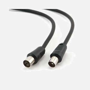 Gembird CCV-515 Câble Coaxial 1.8m Connecteurs Mâle/Femelle Noir - Unité - Conditionnement 55x155x25mm - Miniature 2