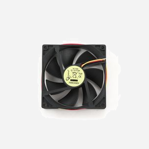 Gembird FANCASE2 Ventilateur 90mm pour Boîtier PC, Noir, 90x90x25mm, Roulement Standard, Poids 82g, Compatible Boîtiers PC Standard - Miniature 1