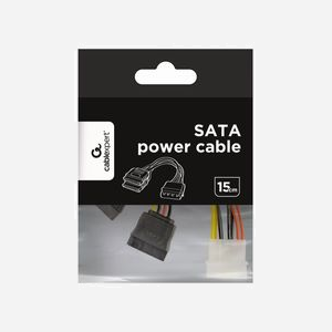 Gembird CC-SATA-PSY Câble SATA I 0.15m - Connectique interne SATA I, longueur 15cm, poids du colis 17g, dimensions emballage 125x10mm - Miniature 2