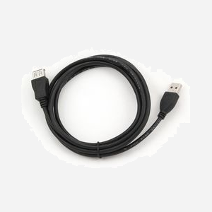 Gembird CCF-USB2-AMAF-6 : Câble USB 2.0 A Mâle / A Femelle, 1.8m, Noir, Spécification USB 2.0, Connecteurs USB Type A M/F - Miniature 2
