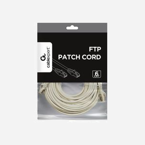 Gembird PP6-10M Câble Réseau Cat6 10m RJ-45 Mâle/Mâle Argent 10/100/1000Base-T(X) RoHS - Miniature 2