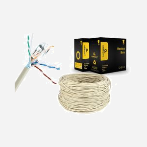 Câble Réseau Gembird Cat6 F/UTP (FTP) 305m Gris, Conducteur Solide AWG24, Conforme RoHS, Bobine 320x320x320mm, Référence FPC-6004-SO - Miniature 2