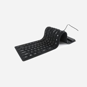 Gembird KB-109F-B Clavier Filaire USB + PS/2 QWERTY 109 Touches Noir, Câble 1.5m, Compatible Windows, Dimensions 495x12x138mm - Miniature 2
