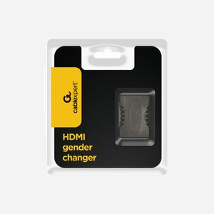 Gembird A-HDMI-FF Adaptateur HDMI Femelle-Femelle Noir, 29x24x12mm, 12g. Connecteur HDMI vers HDMI. Dimensions emballage: 70x100x10mm, 34g. - Miniature 1