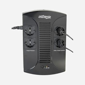 EnerGenie EG-UPS-001 Onduleur Line Interactive 0.65 kVA / 390W, 4 Prises Type F, Batterie 12V 7Ah, AVR, Niveau sonore 45dB, RoHS - Miniature 3