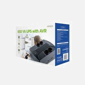 EnerGenie EG-UPS-001 Onduleur Line Interactive 0.65 kVA / 390W, 4 Prises Type F, Batterie 12V 7Ah, AVR, Niveau sonore 45dB, RoHS - Miniature 4