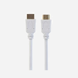 Gembird CC-HDMI4-W-1M : Câble HDMI 2.0, 1m, Type A (Standard), contacts or, 18 Gbit/s, ARC, Ethernet HDMI, 3840x2160 (4K), blanc - Miniature 2