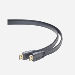 Gembird CC-HDMI4F-6 : Câble HDMI High Speed Flat avec Ethernet, 1.8m, Connecteurs plaqués or, 4K UHD 60Hz, 10 Gbit/s, Mâle/Mâle Type A - Miniature 2