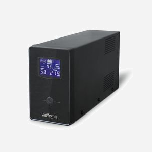 Gembird EG-UPS-033 UPS Interactif 1.2 kVA / 720W, 3 Prises C13, Batterie 12V 7Ah, Tour, Écran LCD, AVR, Protection Surtension - Miniature 2