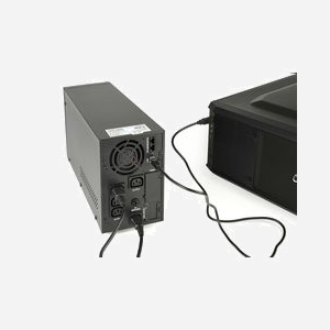 Gembird EG-UPS-PS2000-01 Onduleur Line Interactive 2kVA/1600W, 4 Prises C13, USB 2.0, Batteries VRLA 12V 9Ah, Format Tour, AVR, LCD - Miniature 3