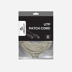 Câble réseau Gembird CAT6 UTP 10m RJ-45 Mâle-Mâle, Contacts Or, AWG26, U/UTP (UTP), Gris, Certifié CE/RoHS/WEEE/DVE - Miniature 4