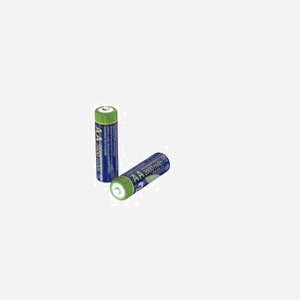 EnerGenie Batteries Rechargeables Ni-MH AA 2600mAh 1.2V (Pack de 2) - Technologie NiMH, 500 Cycles, RoHS, Dimensions 15x50x15mm, EG-BA-AA26-01
