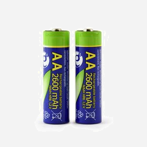 EnerGenie Batteries Rechargeables Ni-MH AA 2600mAh 1.2V (Pack de 2) - Technologie NiMH, 500 Cycles, RoHS, Dimensions 15x50x15mm, EG-BA-AA26-01 - Miniature 4