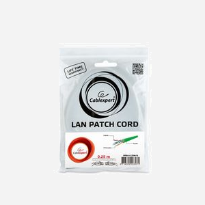 Câble Réseau Gembird CAT6 UTP Vert 0.25m RJ-45 Mâle/Mâle - Cordon Patch Cat6 non blindé (U/UTP) - Connecteurs 8P8C avec Snagless Boots - Miniature 3