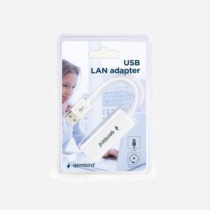 Gembird NIC-U2-02 Adaptateur USB 2.0 vers Ethernet RJ-45 10/100Mbps, Chipset RTL8152, compatible Windows 7 à 10, Alimentation USB, Noir - Miniature 3