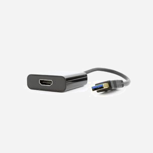 Gembird Adaptateur USB 3.0 vers HDMI - Résolution 1920x1080 60Hz - Plug & Play - Alimentation USB - Dimensions 45x58x17mm - Noir - Référence A-USB3-HDMI-02 - Miniature 3