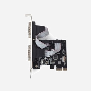 Gembird SPC-22 : Carte PCIe 2 ports Série RS-232, Chipset WCH382, Profil Bas, Débit Max 2 Mbps, Compatible Windows 7/8/10, PCIe 1.1 - Miniature 4
