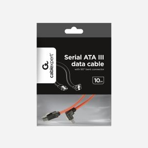 Câble Gembird CC-SATAM-DATA90-0.1M SATA III 6 Gbps 0.1m Connecteurs Mâle/Mâle Droit et 90 Degrés - Miniature 3