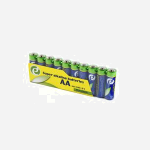 Gembird EG-BA-AASA-01: Pack de 10 Piles Alcalines AA LR6 1.5V, Usage Unique, Durée de Vie 5 ans, Certifié RoHS, Dimensions 52x142x15mm - Miniature 5