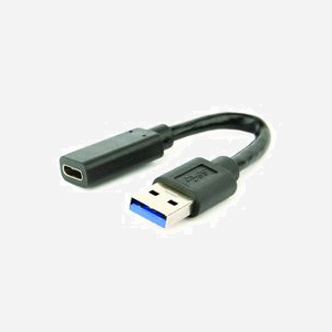 Gembird Adaptateur USB 3.2 Gen 1 (3.1 Gen 1) Type-A Mâle vers Type-C Femelle, 10cm, Noir, Compatible Transfert de Données et Charge, A-USB3-AMCF-01 - Miniature 2