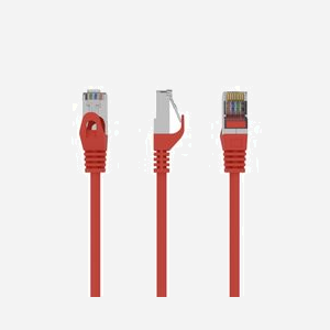 Cordon de Patch Gembird PP6-0.5M/R Cat6 FTP Rouge 0.5m, Connecteurs RJ-45 Mâle, Contacts Or, Fil AWG26 CCA, Blindage Aluminium, RoHS, CE, ISO 9002, DVE
