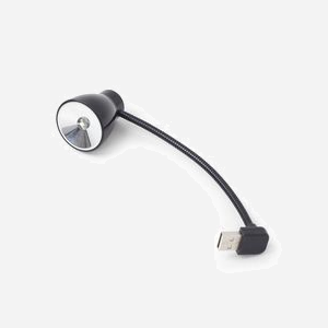Lampe de Bureau LED USB Gembird NL-02, 5V, Flexible, Noir, 180mm, Consommation Standard, Connecteur USB-A, Compatible Plug and Play, 30g - Miniature 2