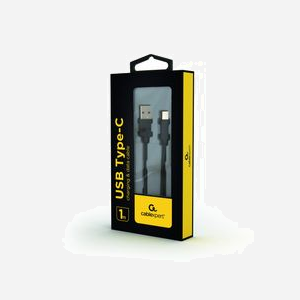 Cablexpert CC-USB2-AMCM-1M : Câble USB 2.0 A Mâle vers USB-C Mâle, 1m, Noir, 480 Mbit/s, 2.1A, RoHS - Transfert de données et chargement - Miniature 4